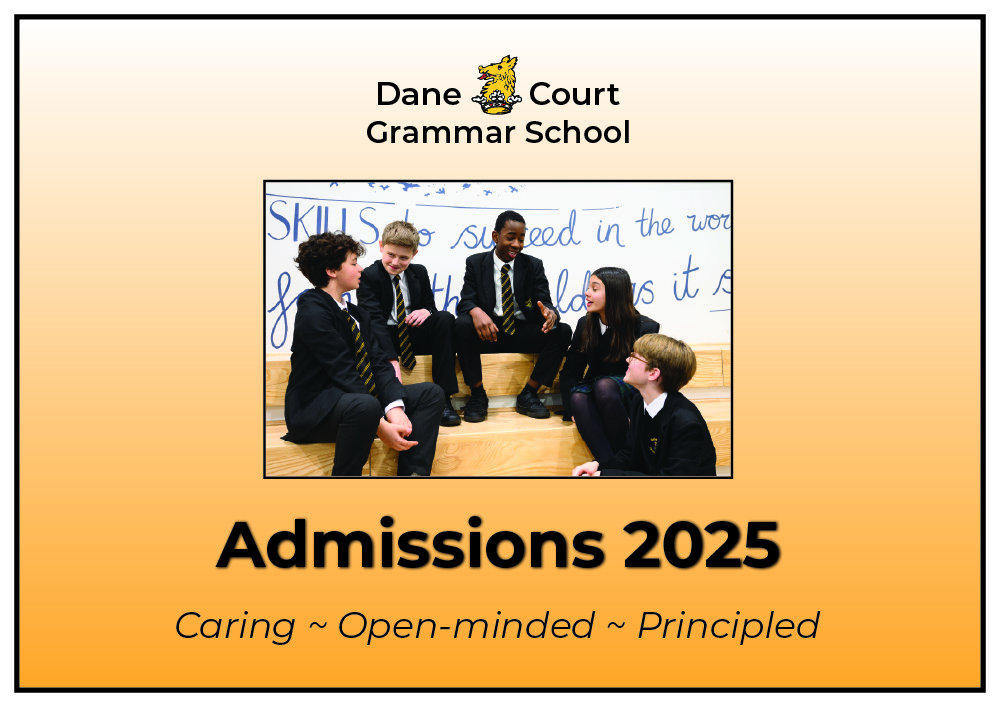 Front cover of our admissions prochure