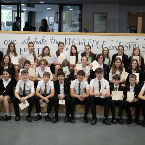 Year 9 prize winners