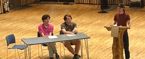 Image of three of the danecourt team partivcipating in the event