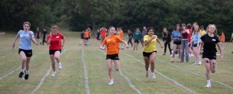 Image featuring some students competing in our sports day in 2024