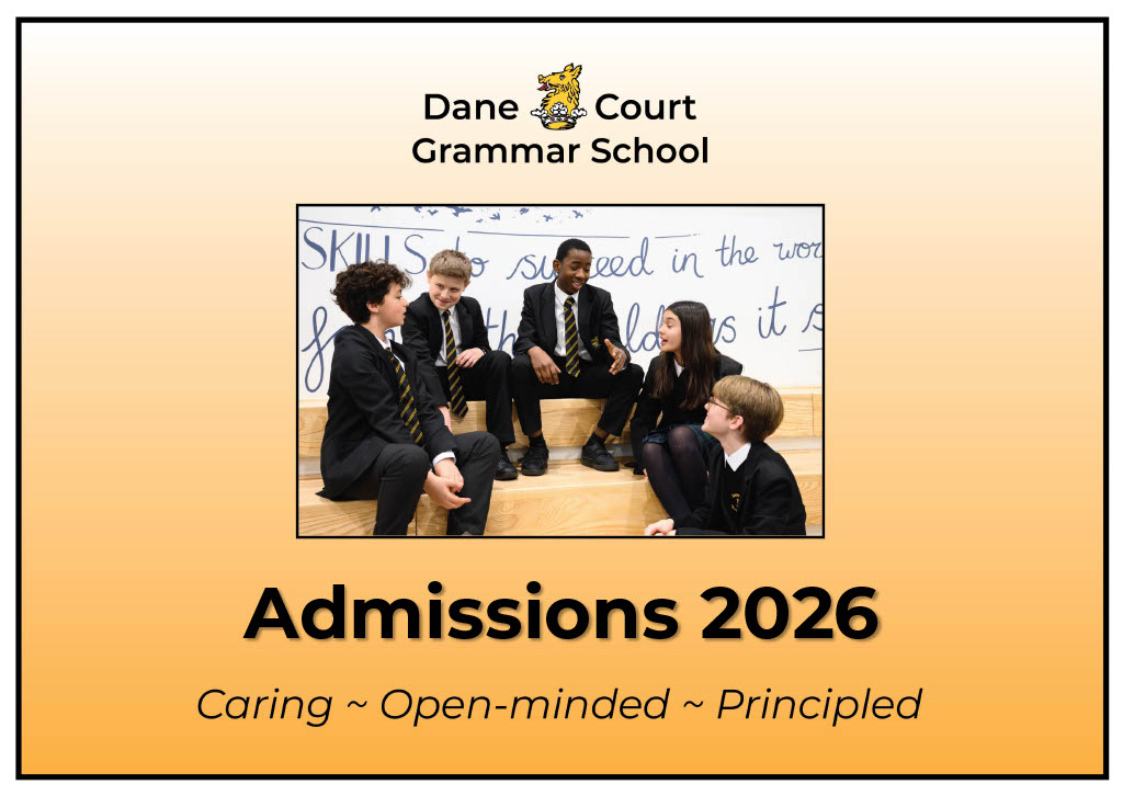 Front cover of our admissions prochure