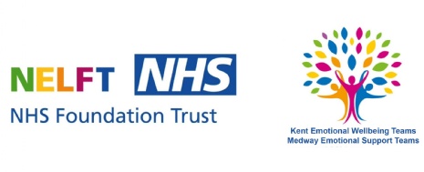 Workshops by NELFT NHS Foundation Trust, Kent Emotional Wellbeing Teams and Medway Emotional Support Teams